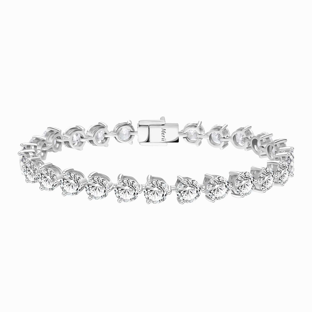 221L0005-01_Silver_CZ_classic_bracelet