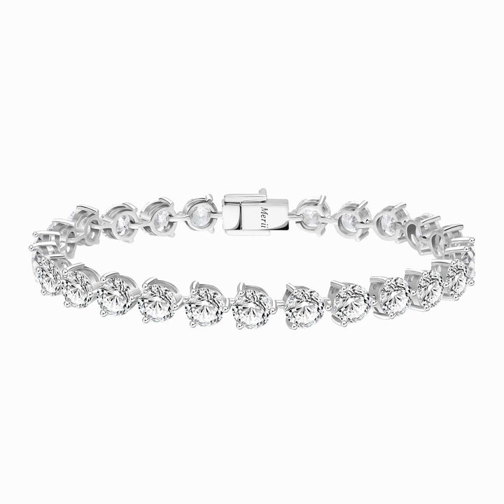 221L0005-01_Silver_CZ_classic_bracelet