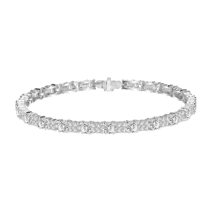 221L0052-01_Merii_100_cut_CZ_Bracelet_classic_in_Sterling_Silver_(0.10,0.01_ct.)