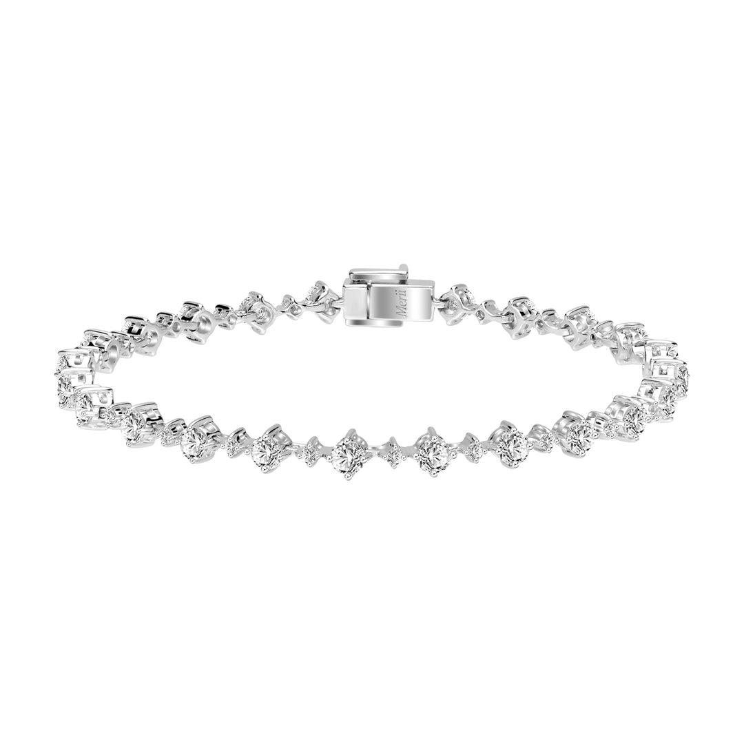 221L0058-01_Merii_100_cut_CZ_Bracelet_classic_in_Sterling_Silver_(0.10,0.01_ct.)