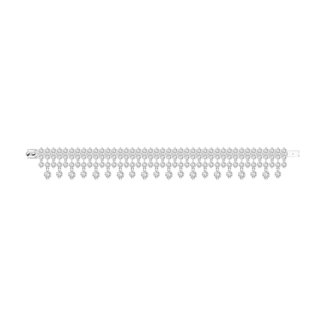 221L0160-01_Silver_CZ_three_row_tennis_bracelet