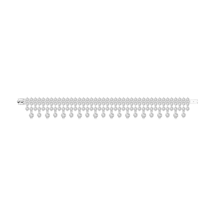 221L0160-01_Silver_CZ_three_row_tennis_bracelet