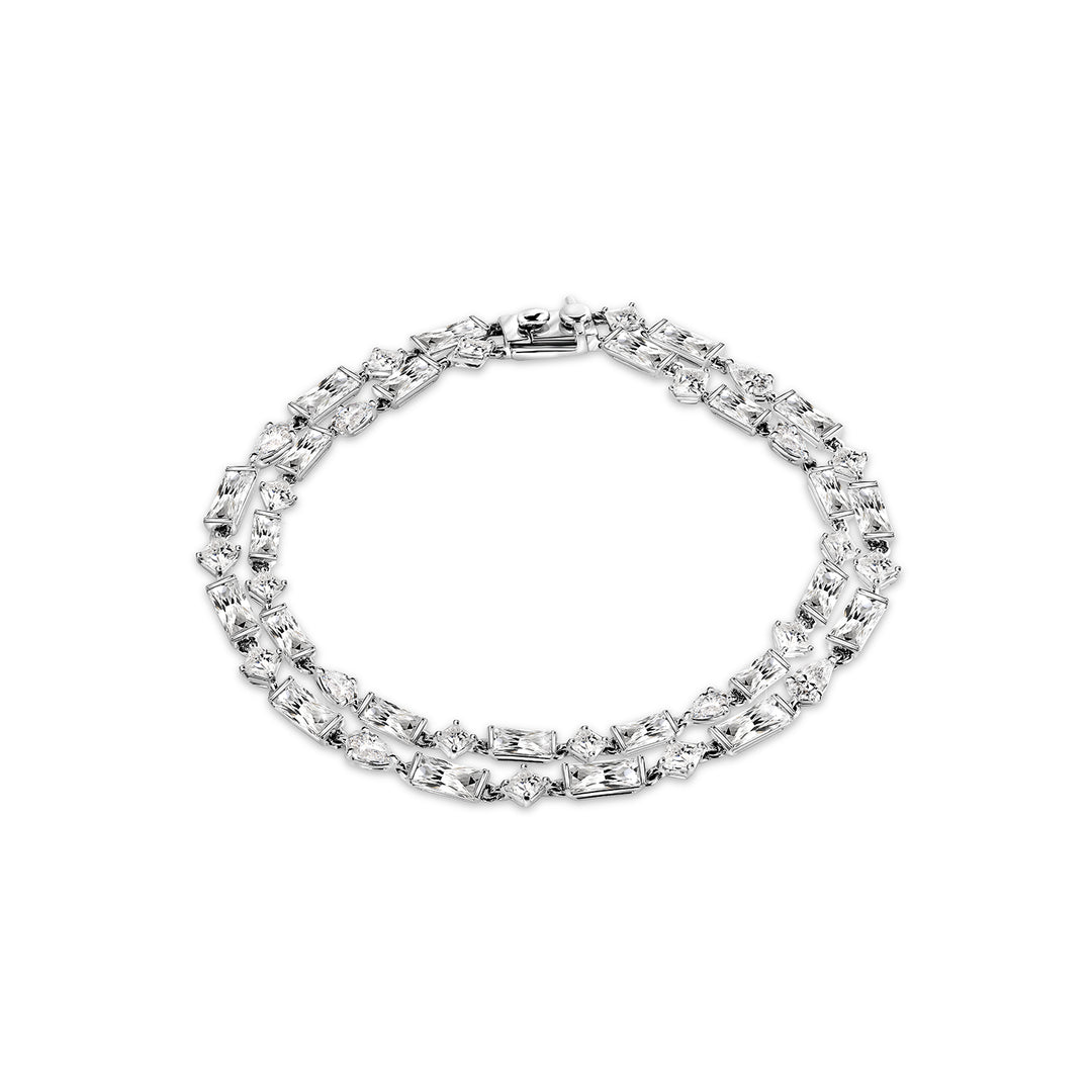 221L0247-01_Merii_Decorum_Art_Deco_Style_Cubic_Zirconia_Bracelet_Sterling_silver_and_Rhodium_Plated
