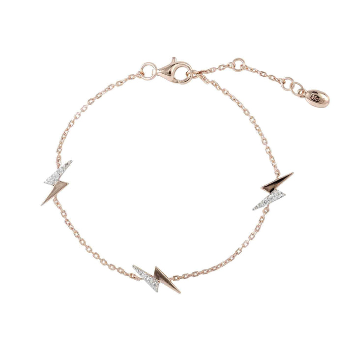 221L0269-01_Memento_Rose_gold_plated_sterling_silver_925_lightning_bolt_bracelet
