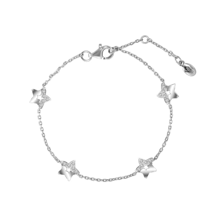 221L0273-01_Memento_White_gold_plated_sterling_silver_925_lightning_bolt_and_star_bracelet