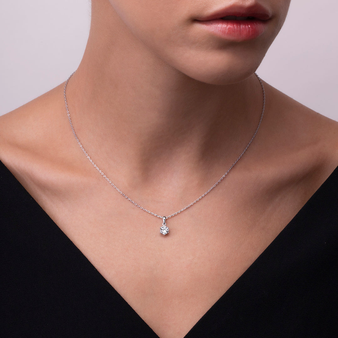 221N0014_01_Classic_100_cut_Silver_cz_round_shape_classic_necklace