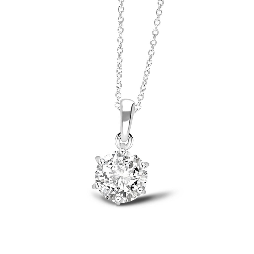 221N0027_01_Classic_100_cut_Silver_cz_round_shape_classic_necklace