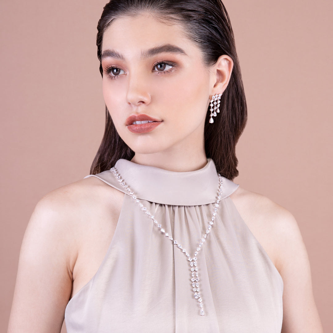 221N0223-01_Silver_CZ_dangle_sparkling_necklace