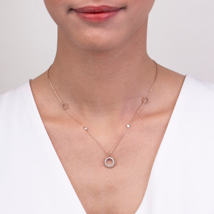 221N0234-01_Silver_round_cut_CZ_drop_pendant_necklace
