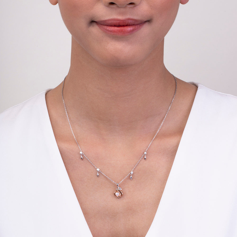 221N0238-01_Silver_heart_cut_CZ_rose_pendant_necklace