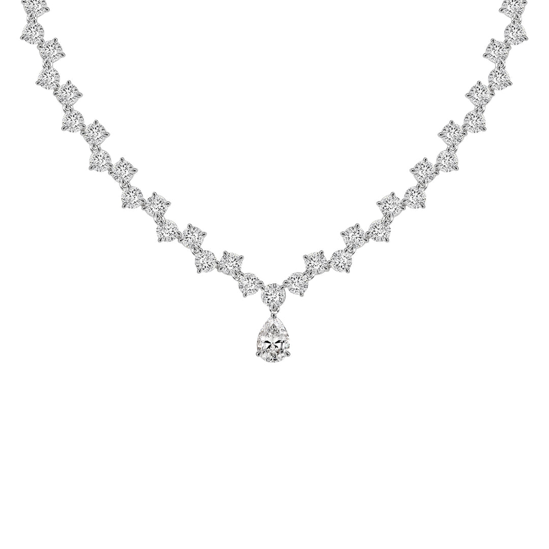 221N0244-01_Merii_Dewdrop__Elegant_Dewdrop_Necklace_Sterling_silver_and_Rhodium_Plated
