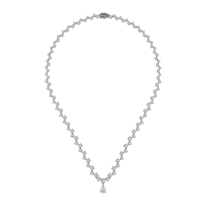 221N0244-01_Merii_Dewdrop__Elegant_Dewdrop_Necklace_Sterling_silver_and_Rhodium_Plated