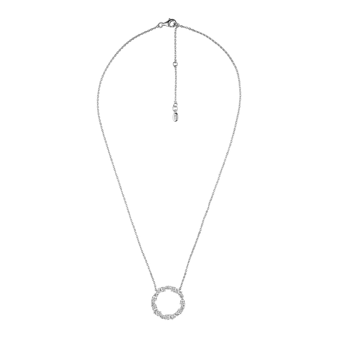 221N0302-01_Merii_LIBERTY__LIBERTY_cluster_Necklace_Sterling_silver_and_Rhodium_Plated