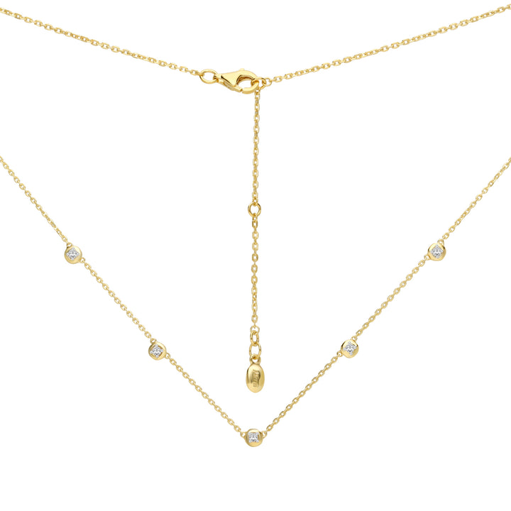 221N0306-01_Merii_LIBERTY__LIBERTY_Dots_Necklace_Sterling_silver_yellow_Gold_Plated