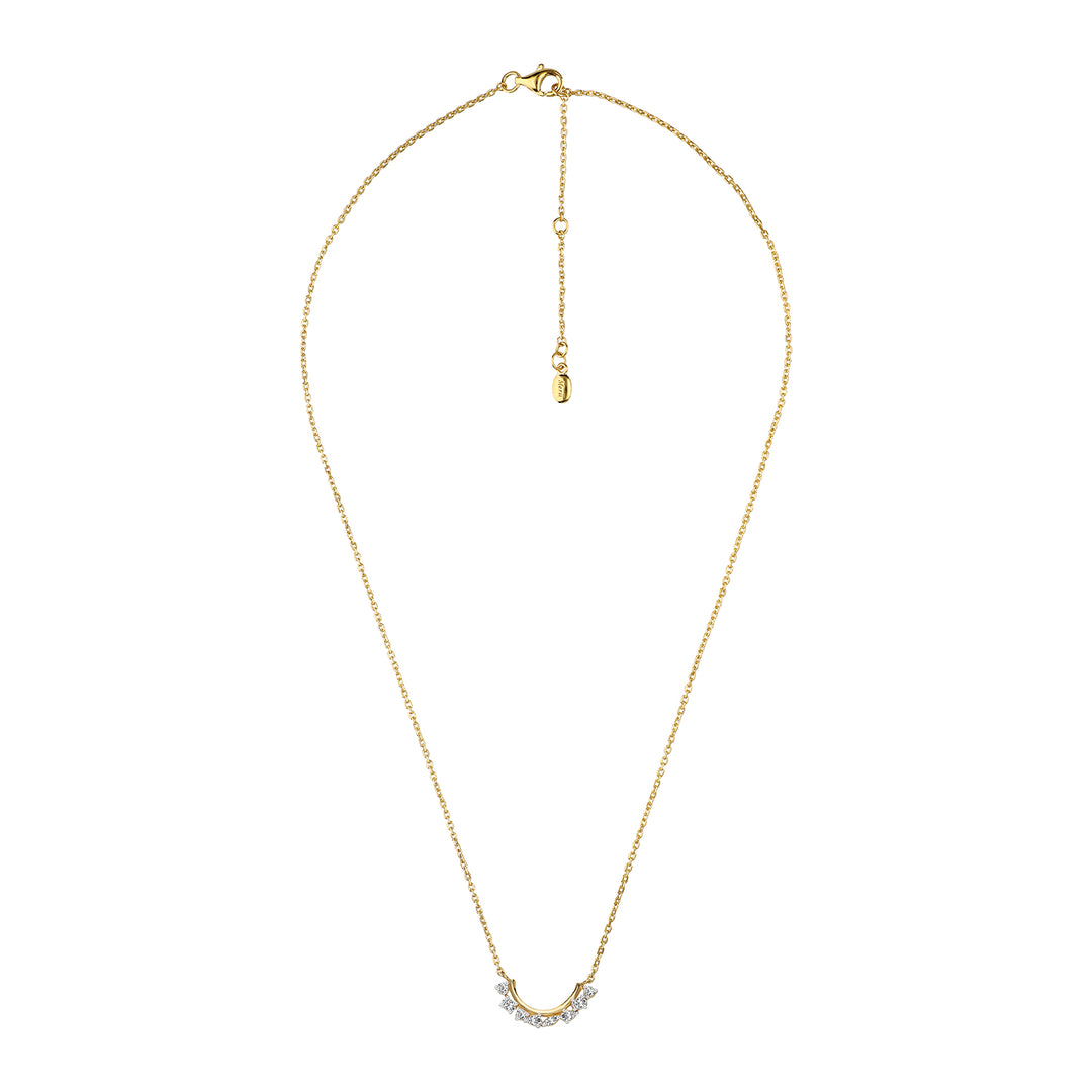 221N0307-01_Merii_LIBERTY__LIBERTY_cluster_Necklace_Sterling_silver_and_yellow_Gold_Plated