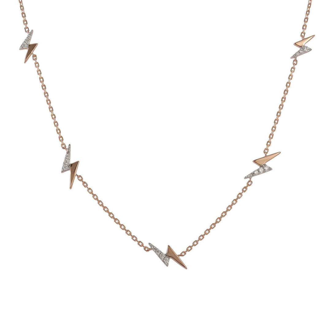 221N0316-01_Memento_Rose_gold_plated_sterling_silver_925_lightning_bolt_necklace