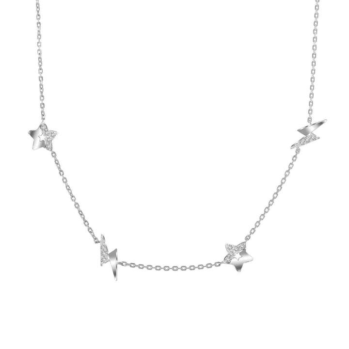 221N0322-01_Memento_White_gold_plated_sterling_silver_925_lightning_bolt_and_star_necklace