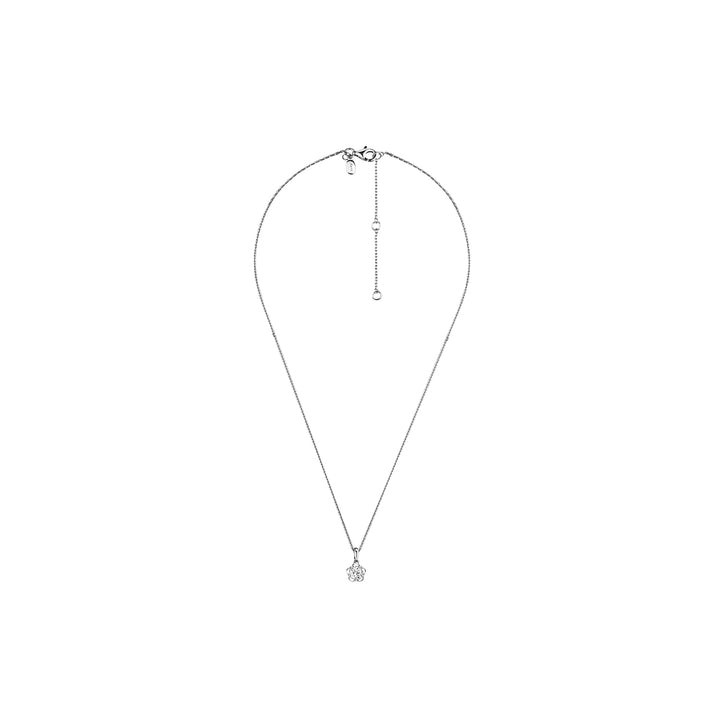 221N0336-01_Forget_me_not__flower_Sparkly_Necklace_Sterling_silver_and_Rhodium_Plated