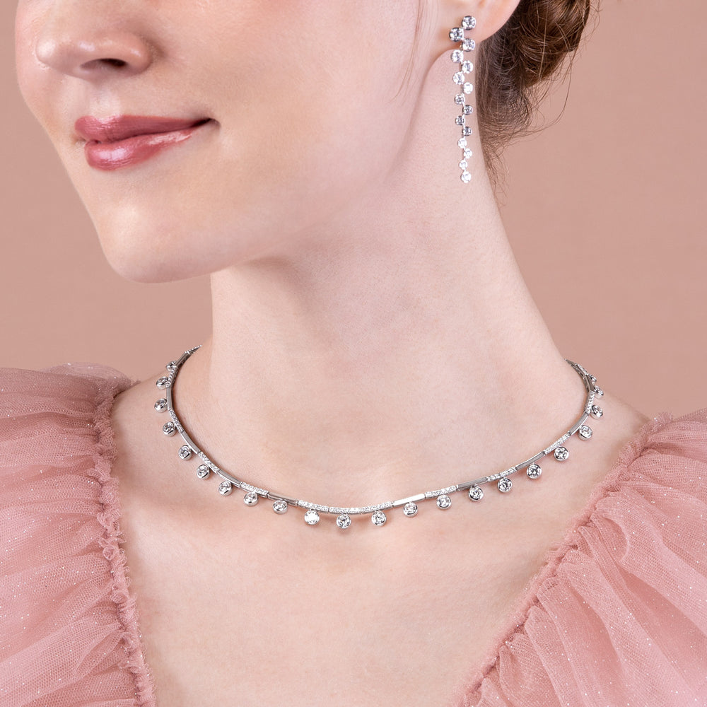 221N0338-01-Silver-round-cut-cz-bridal-chain-necklace