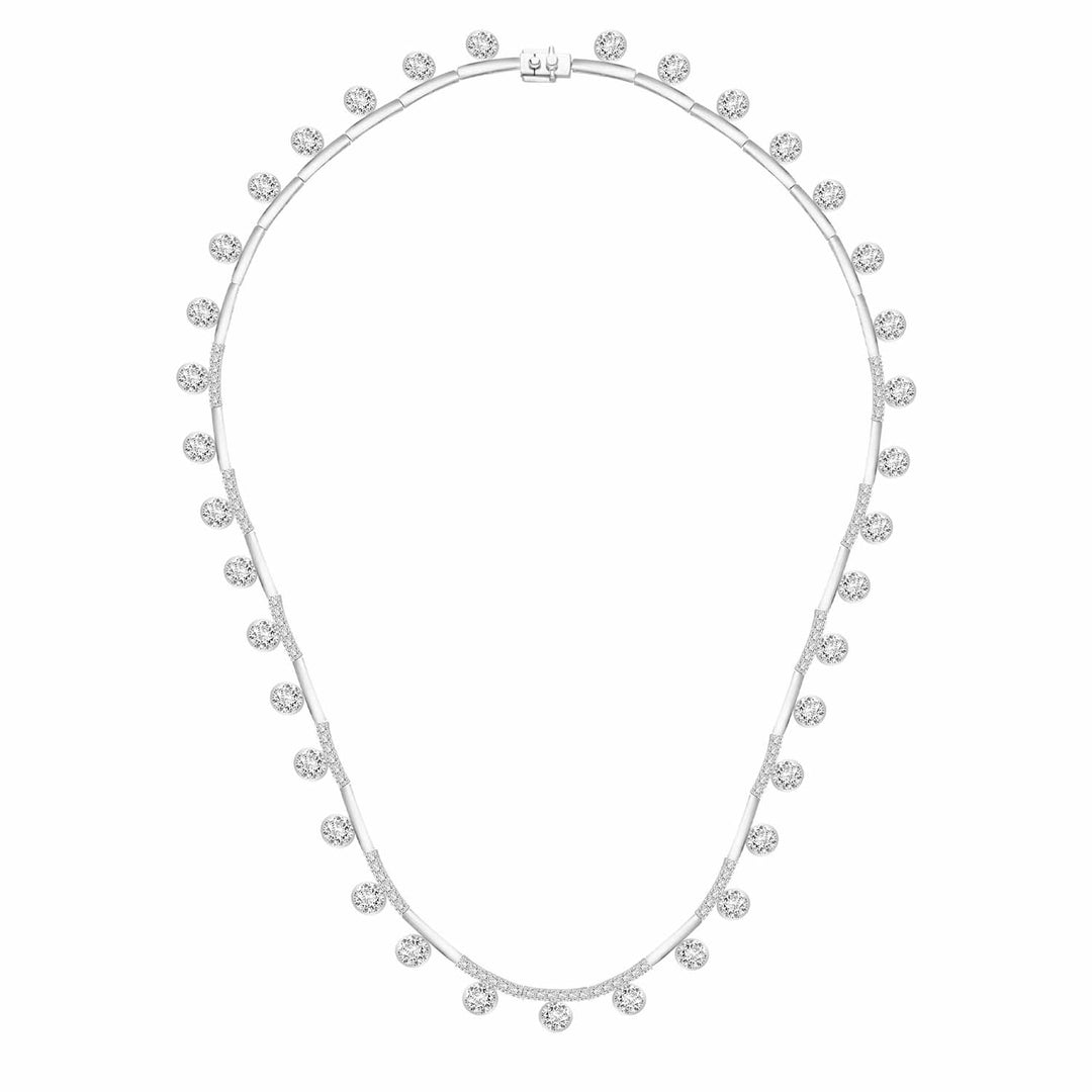 221N0338-01-Silver-round-cut-cz-bridal-chain-necklace