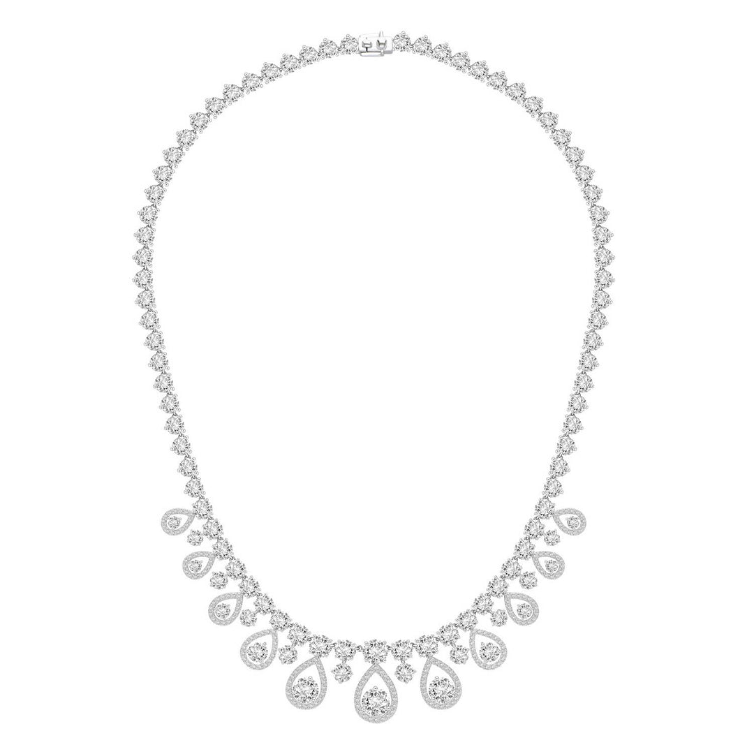 221N0366-01-Silver-with-100-facets-CZ-victoria-teardrop-necklace
