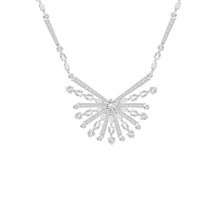 221N0373-01-Merii-Silver-with-marquise-cut-cz-star-snowflake-necklace