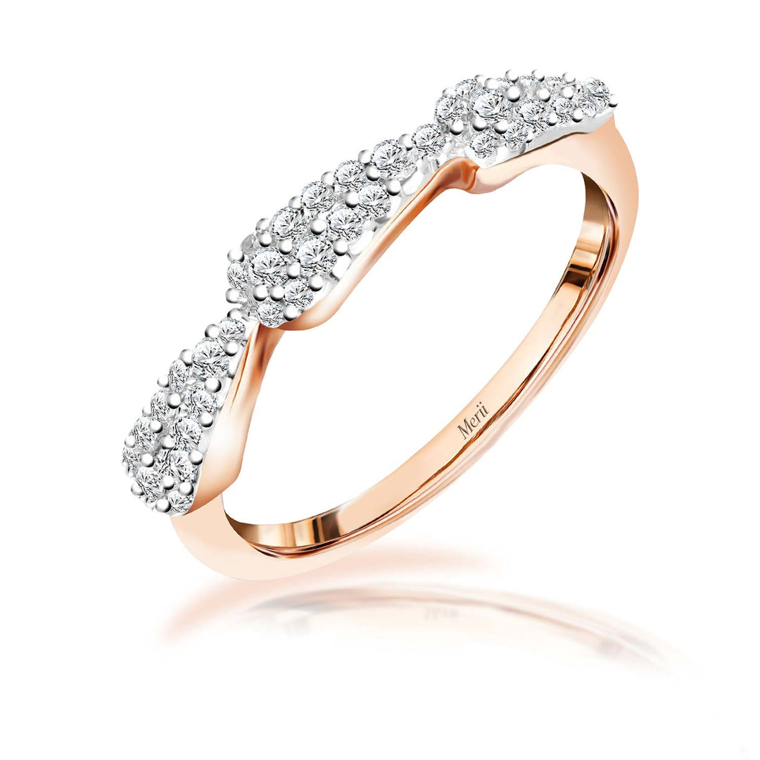 221R0354-01_925 Sterling Silver Dewdrop CZ Ring