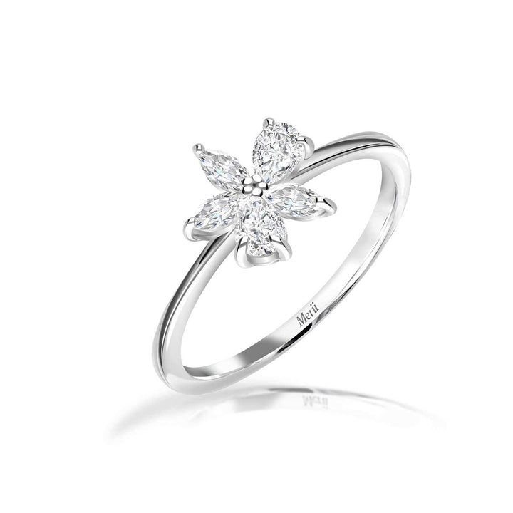 221R0406-01_Silver_pear_and_marquise_CZ_flower_ring