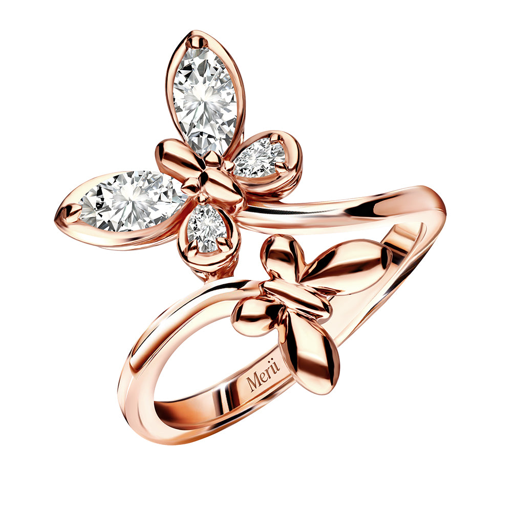 221R0488-01-5_Papillon_Rose_gold_plated_sparkly_vertical_double_butterflies_ring