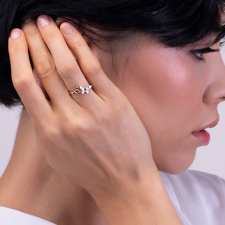 221R0492-01-5_Papillon_Rose_gold_plated_sparkly_double_butterflies_ring