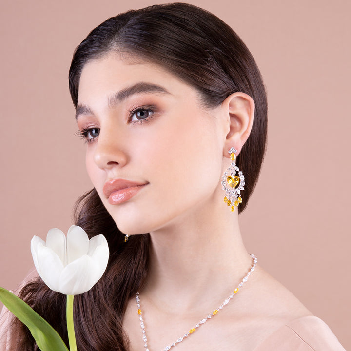 225E0255-01_Silver_CZ_drop_chandelier_earrings