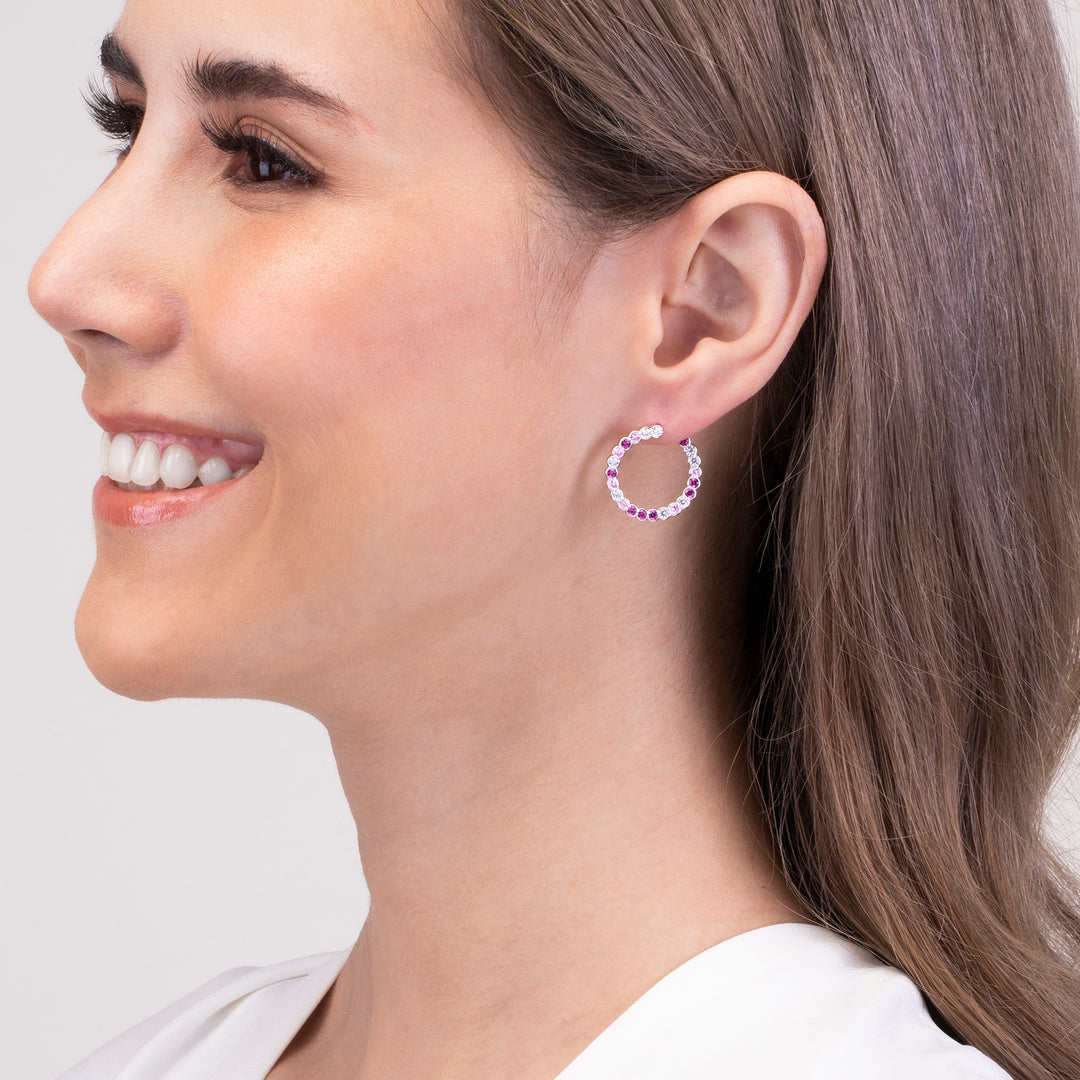 225E0257-02_Merii_Candy_Land__Cubic_Zirconia_pink_tone_earrings_Sterling_silver_and_Rhodium_Plated