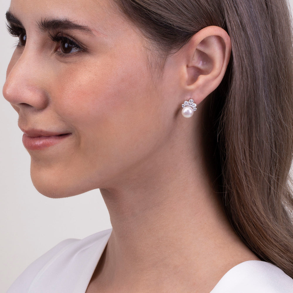 225E0268-01_Classic_Pearl_Rhodium_plated_925_sterling_silver_freshwater_pearl_whith_cubic_zirconia_stud_earrings_(8.20_mm.)