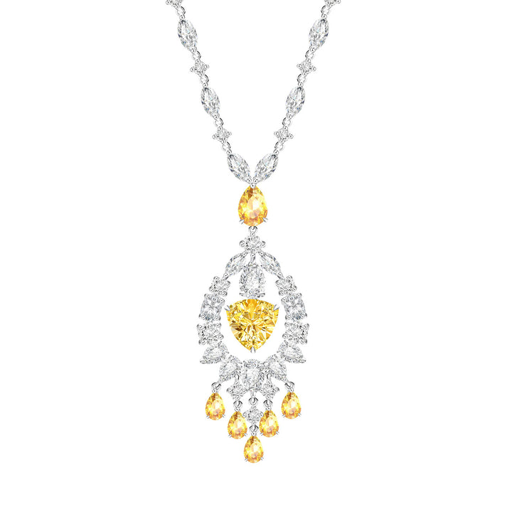 225N0171-01_Silver_CZ_trillion_cut_elegant_drop_chandelier_earrings