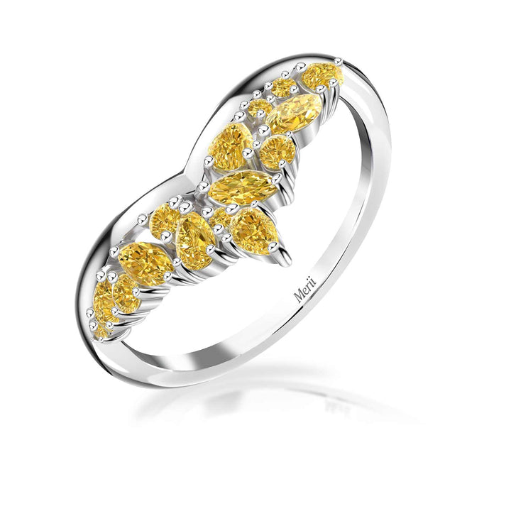 225R0143_01_Laureate_Silver_cz_yellow_cluster_unique_princess_crown_ring