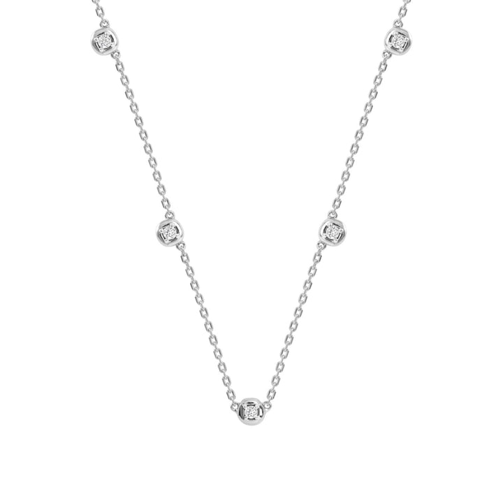 221N0320-01_Merii_LIBERTY__LIBERTY_Dots_Necklace_Sterling_silver_Rhoduim_Plated