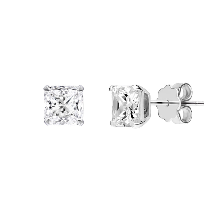 221E0035-01-Classic-Timeless-cut-Stud-Earrings-Rhodium-Plated