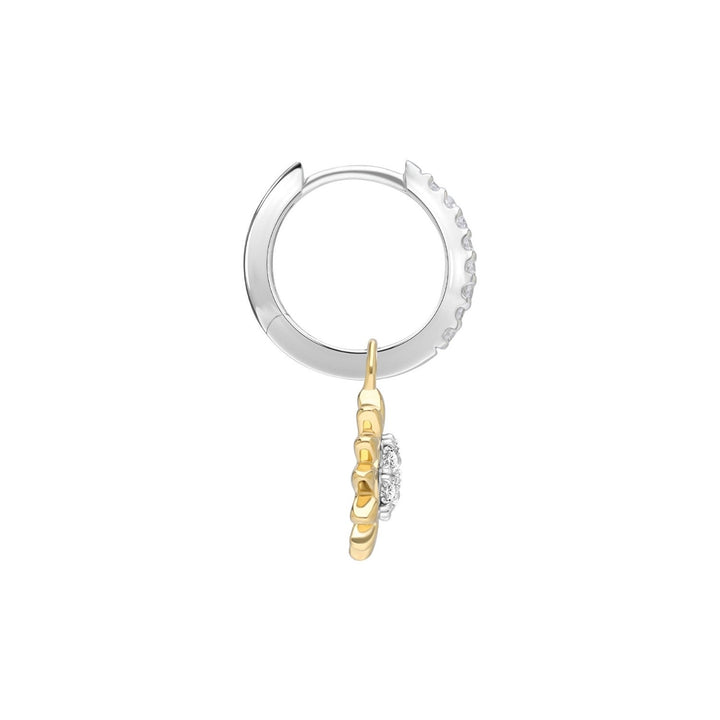 221E0608-01-silver-gold-plated-CZ-sunflower-hoop-earrings