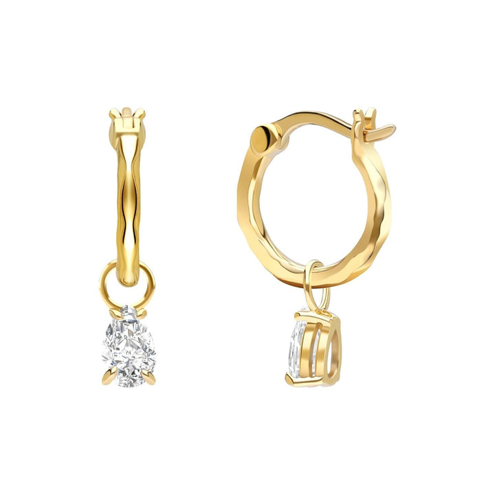 221E3930-01-Little-Piece-of-Me-23K-Gold-Plated-Silver-Pear-Cut-CZ-Drop-Hoop-Earrings