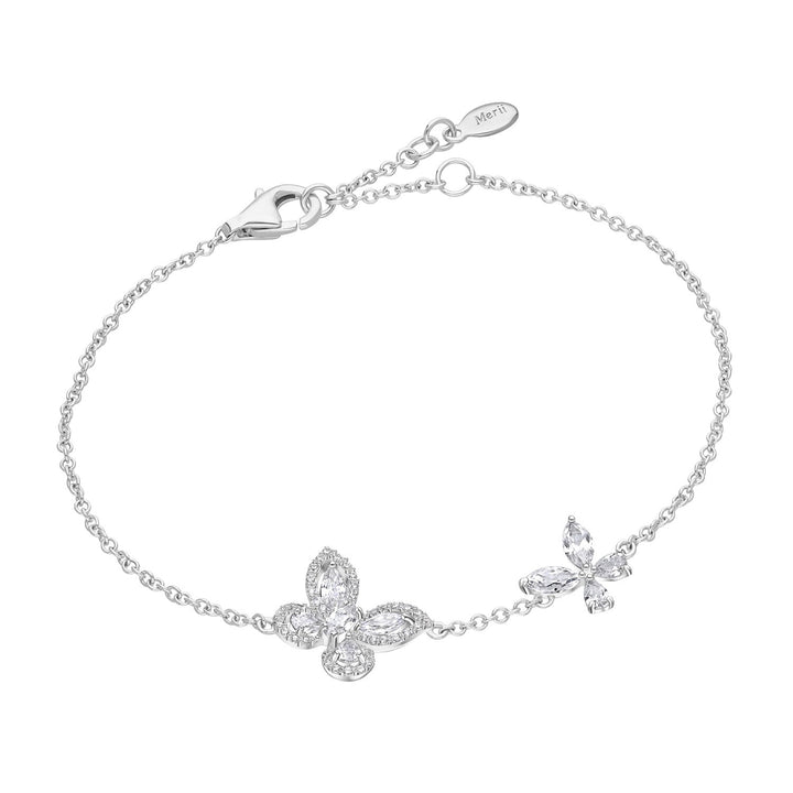221L0303-01-Papillon-silver-with-marquise-cz-two-glasswing-butterfly-bracelet_1