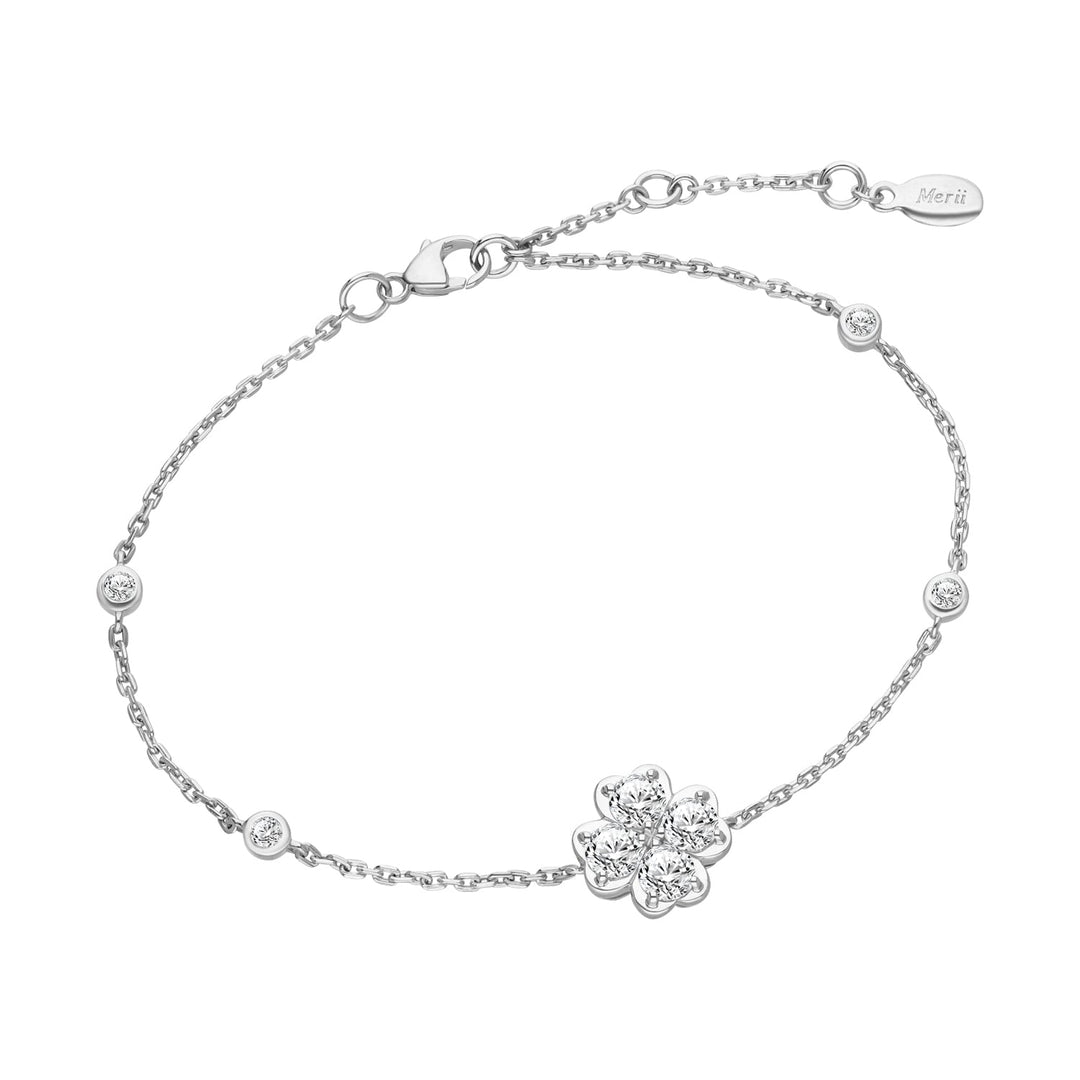 221L0319-01-Lucky-Clover-Silver-Rhodium-Plated-White-CZ-Clover-Bracelet