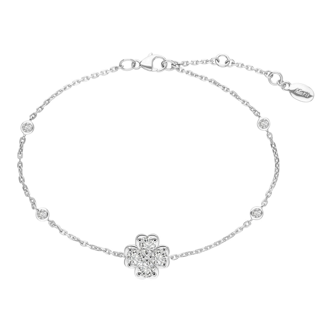 221L0319-01-Lucky-Clover-Silver-Rhodium-Plated-White-CZ-Clover-Bracelet