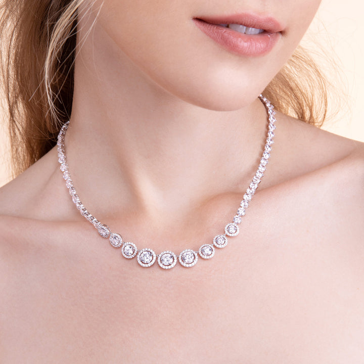 221N0365-01-Silver-CZ-round-design-link-bar-necklace