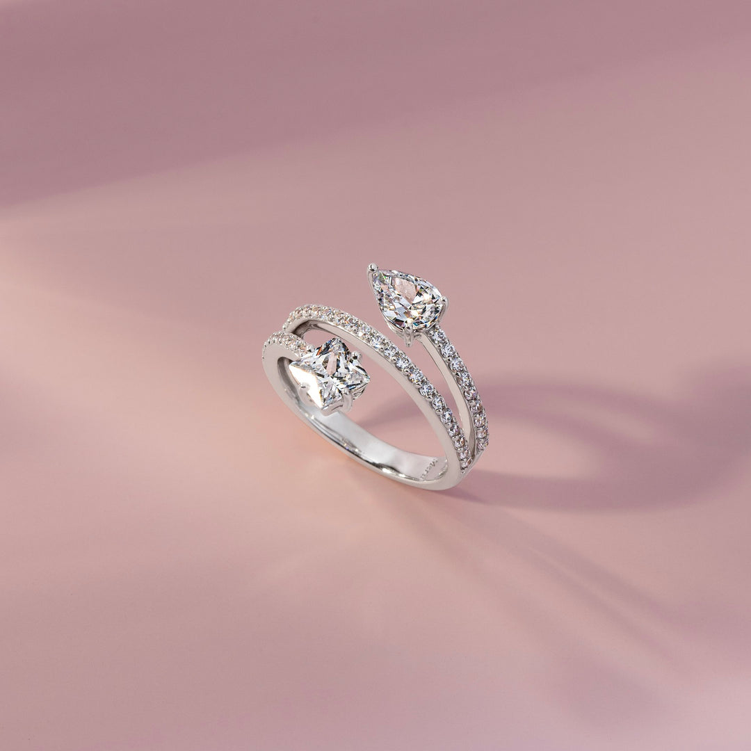 221R0555-01-Merii-Silver-multi-shaped-pear-and-round-cut-CZ-open-ring