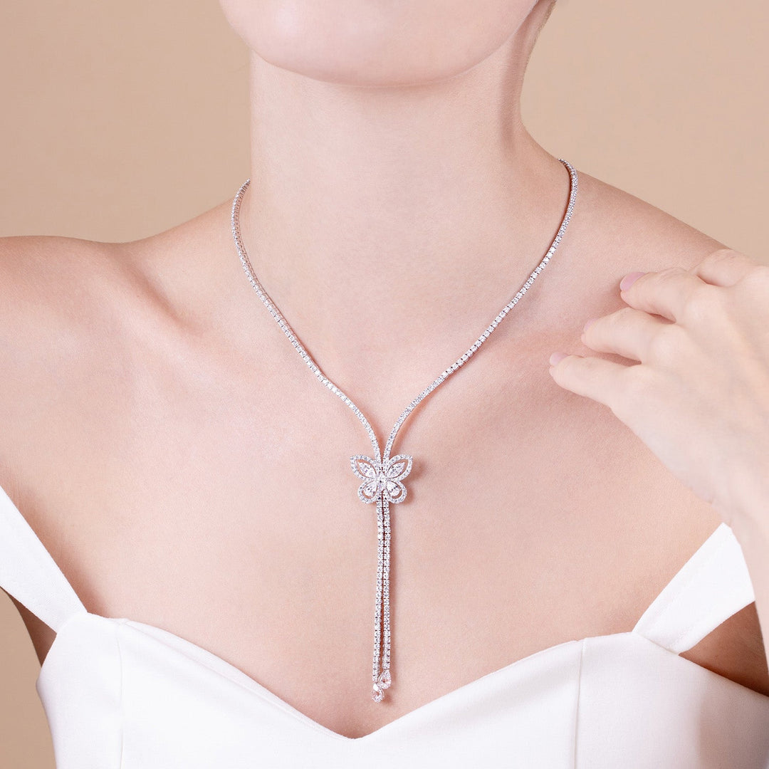 221N0391-01-Papillon-silver-with-marquise-cz-long-drop-glasswing-butterfly-necklace_2