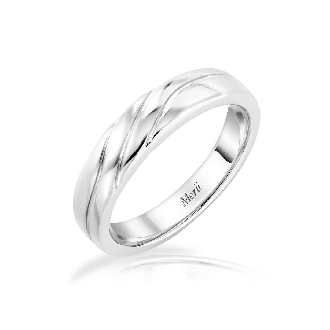 201R1522-01-8_Couple_Ring_925_Sterling_silverplain_groove_ring