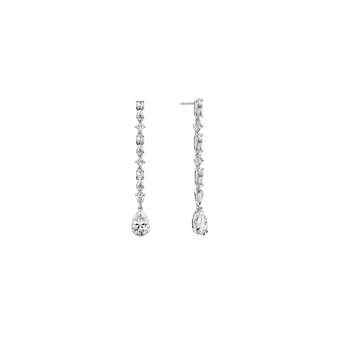 221E0331-01_Merii_Decorum__Art_Deco_Style_Cubic_Zirconia_Long_Chandelier_Earrings_Sterling_silver_and_Rhodium_Plated