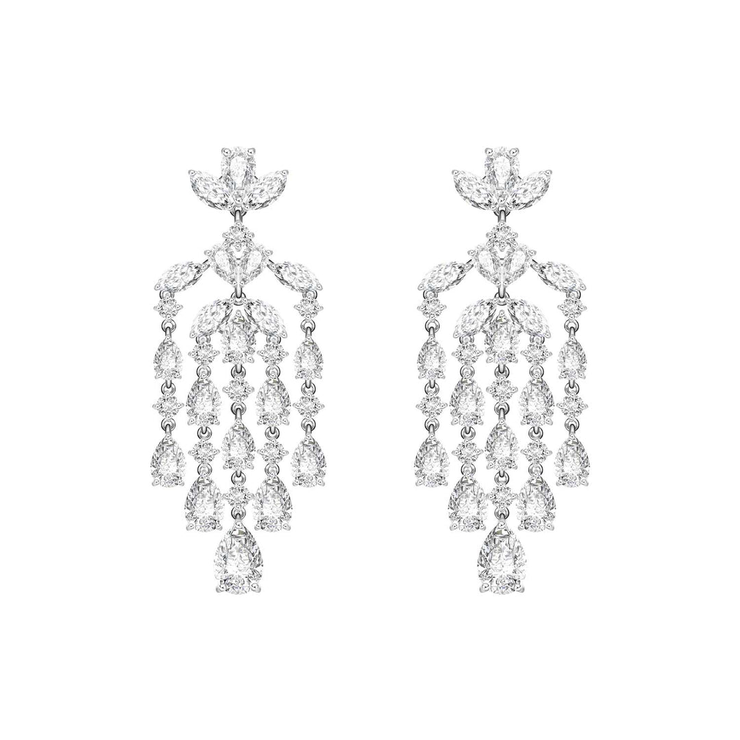 221E0393-01_Silver_CZ_linear_chandelier_earrings