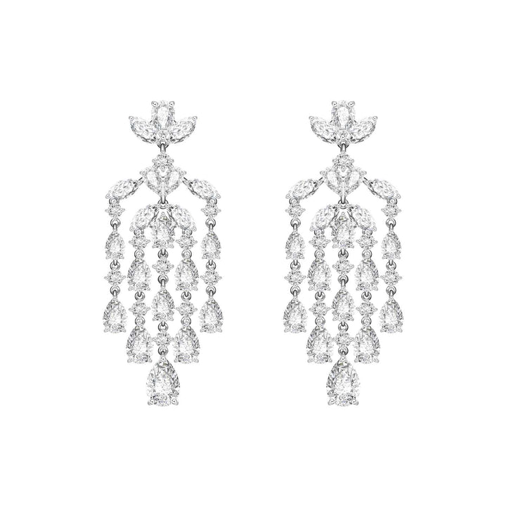 221E0393-01_Silver_CZ_linear_chandelier_earrings