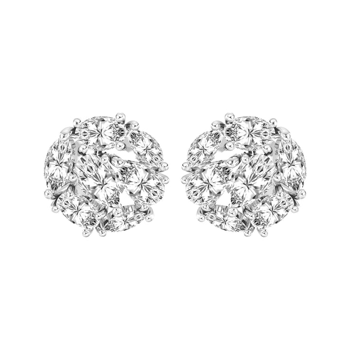 221E0397-01_Merii_LIBERTY__LIBERTY_cluster_fancy_shape_earrings_studs_Sterling_silver_and_Rhodium_Plated